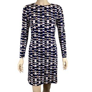 JB By Julie Brown NYC Dress Size P XS Xsmall Long Sleeve Geometric Print Stretch